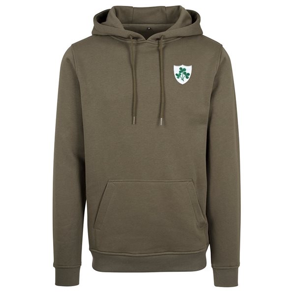 Image de Rugby Vintage- Sweat A Capuche Irlande - Vert