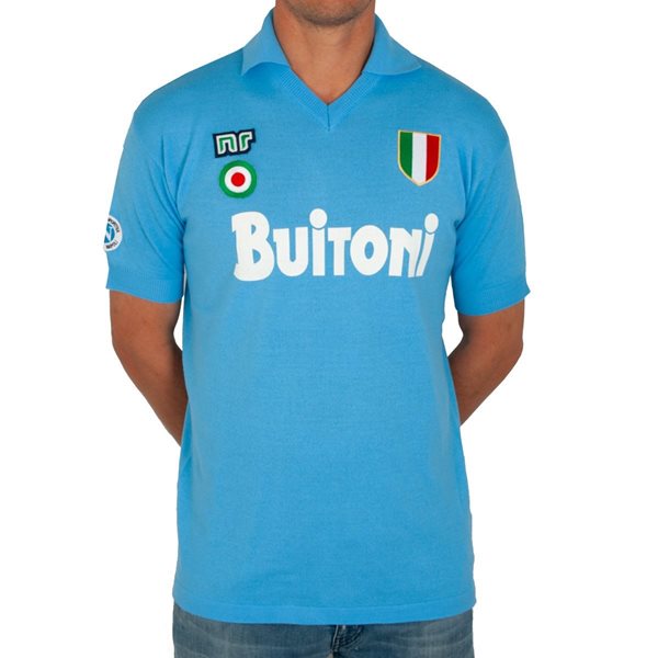 Ennerre - Napoli Buitoni Maradona Official Replica Retro Shirt 1987-1988