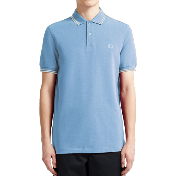 Fred Perry - Twin Tipped Polo Shirt - Sky Blue