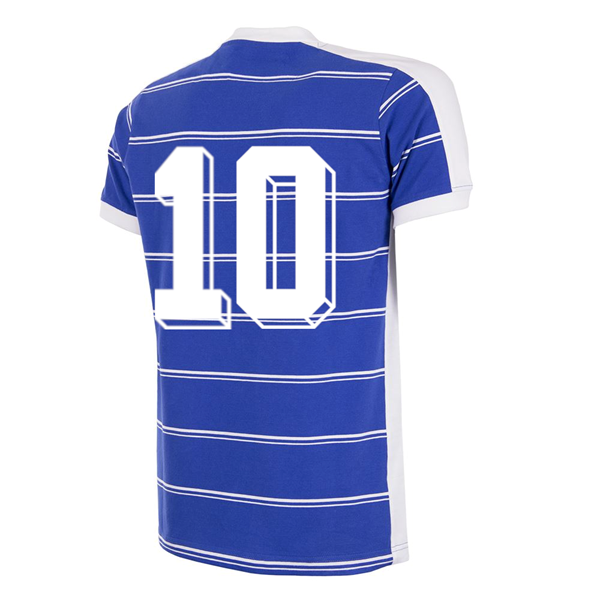 SC Bastia Retro Football Shirt 1981-1982 + Number 10 (Claude Papi)