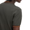 Fred Perry - Twin Tipped Polo Shirt - Field Green/ Nut Flake