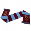 West Ham United Retro Bar Scarf - Claret/ Blue