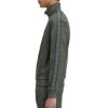 Fred Perry - Contrast Tape Track Jacket - Field Green/ Black