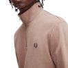 Fred Perry - Half Zip Sweatshirt - Dark Pink