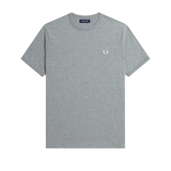 Fred Perry - Ringer T-Shirt - Steel Marl