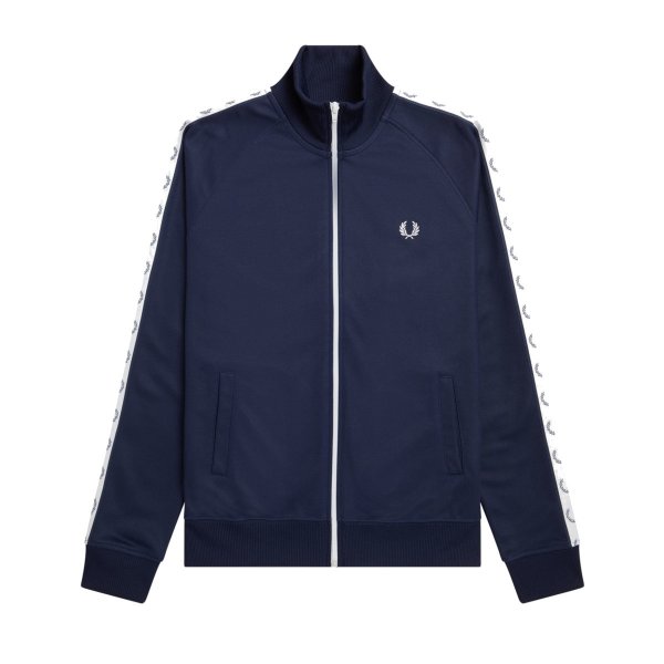 Fred Perry - Taped Trainingsjack - Donkerblauw