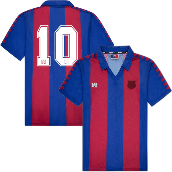 Meyba - Barcelona Retro Voetbalshirt 1982-1984 + 10