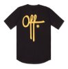 Image de Off The Pitch - T-Shirt Full Stop - Noir/ Jaune