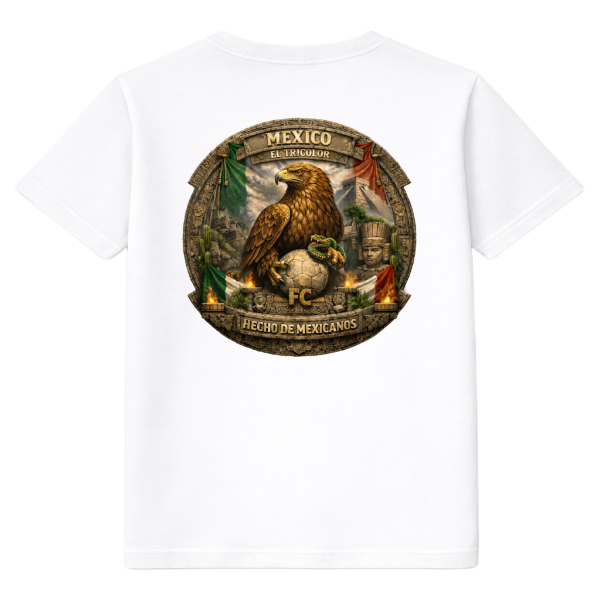 FC ELEVEN - Mexico El Tricolor Heavy T-Shirt - White
