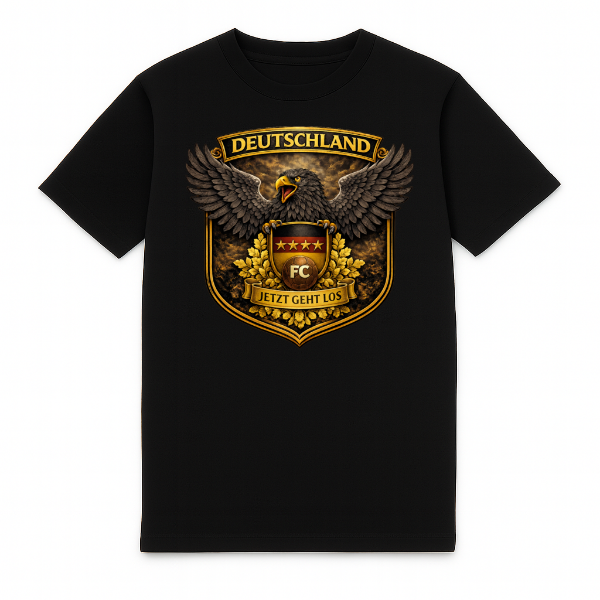 FC Eleven - Germany Heavy T-Shirt - Black
