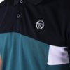 Sergio Tacchini - Caspio Poloshirt - Zwart/ Mediterraans