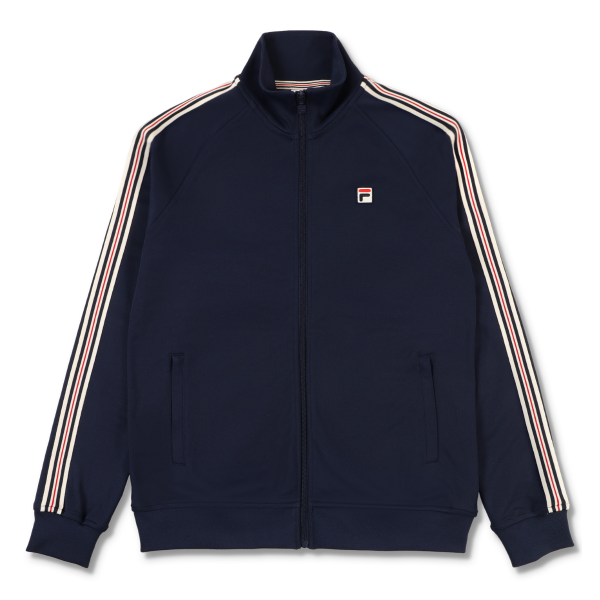 FILA Vintage - Biella Regular Taped Pique Track Jacket - Dark Sapphire