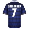 Score Draw - Schotland Retro Voetbalshirt WK 1998 + Gallacher 7